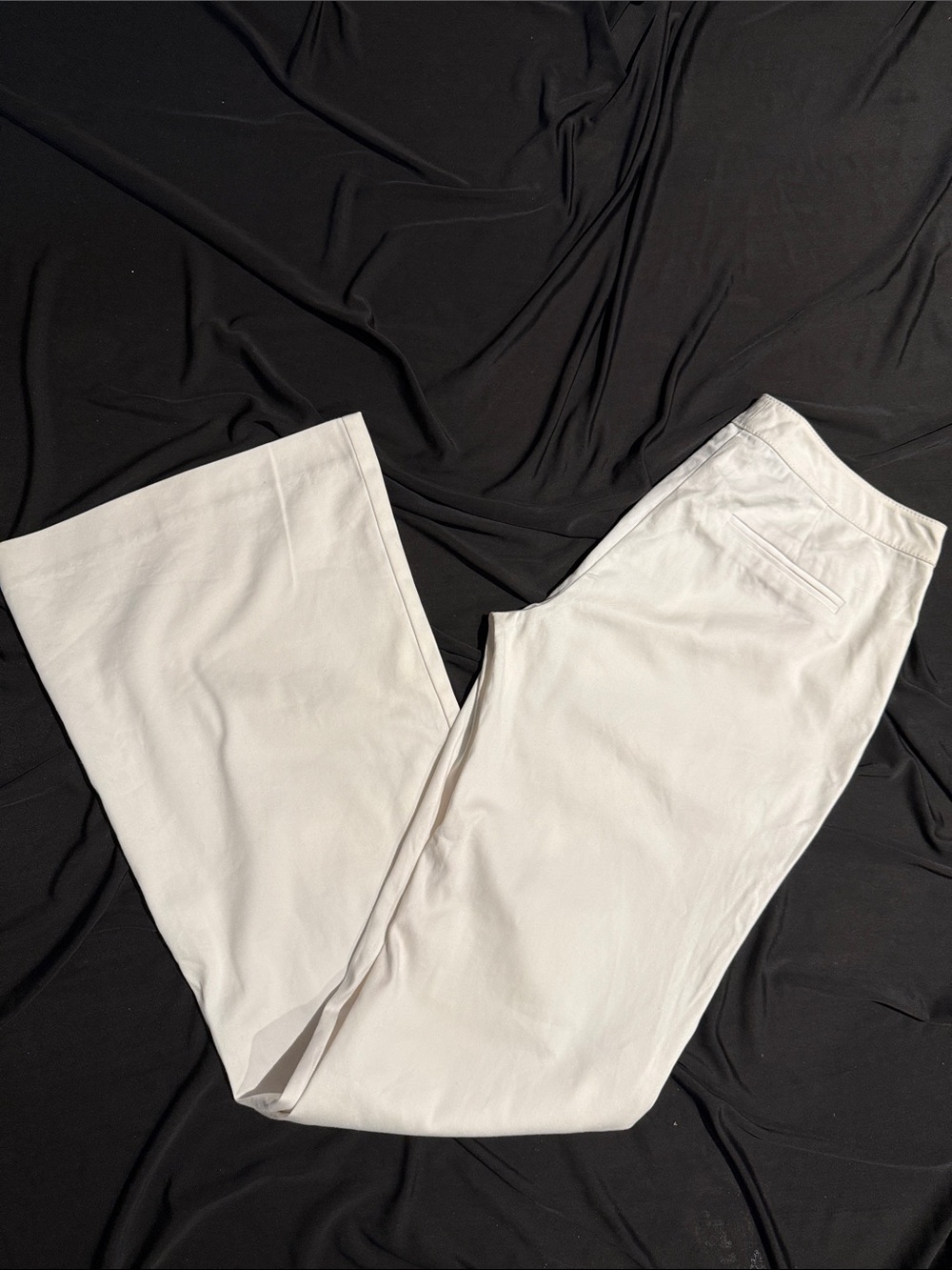 New Guess Marciano High Rise Waist Wide Leg White Trouser Pants S 4